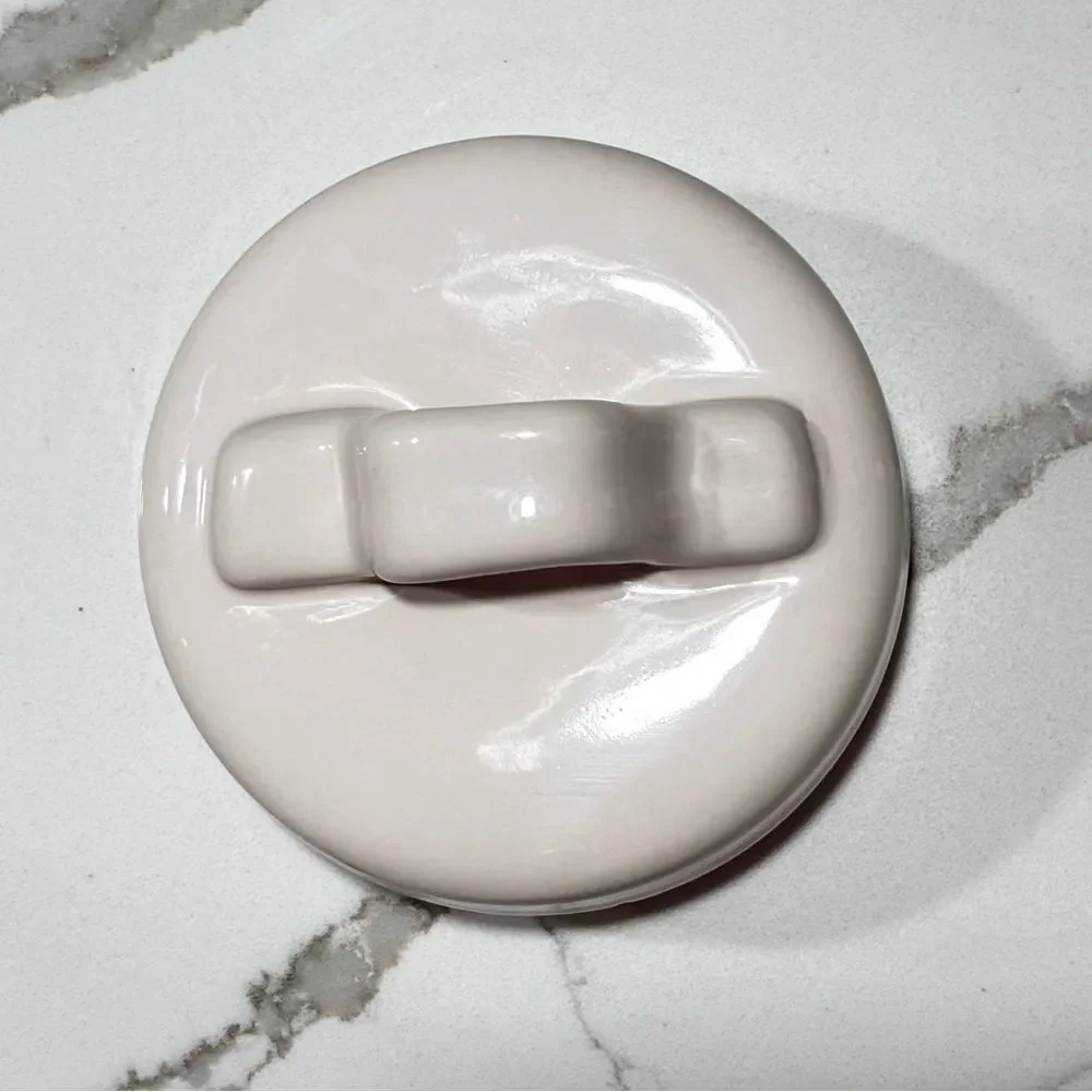 Rae Dunn Collection | White ‘HOLD’ Jar Canister Container with Lid